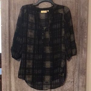 Vera Wang 3/4 Sleeve Blouse